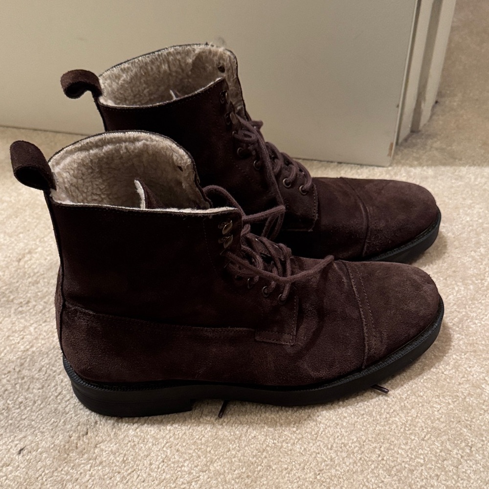 Men's Brown Suede Boots